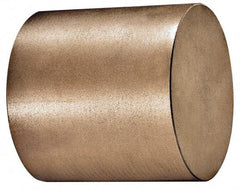 Made in USA - 1 Inch Diameter x 6-1/2 Inch Long, Oil Impregnated Bronze Round Rod - Alloy SAE 841 - Americas Industrial Supply