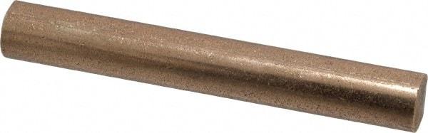 Made in USA - 3/8 Inch Diameter x 3 Inch Long, Oil Impregnated Bronze Round Rod - Alloy SAE 841 - Americas Industrial Supply