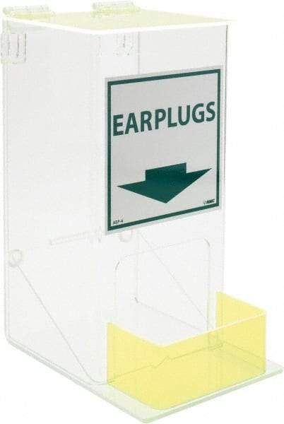NMC - Hinged Top & Bottom Tray Box/Tray Style Earplug Dispenser - Tabletop or Wall Mount - Americas Industrial Supply
