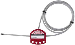 NMC - Cable Lockouts Cable Length (Feet): 6 Number of Lockout Points: 4 - Americas Industrial Supply