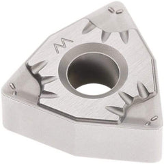 Seco - WNMG332 W-MF5 Grade TP2501 Carbide Turning Insert - Al2O3 Finish, 80° Trigon, 3/8" Inscr Circle, 3/16" Thick, 1/32" Corner Radius - Americas Industrial Supply