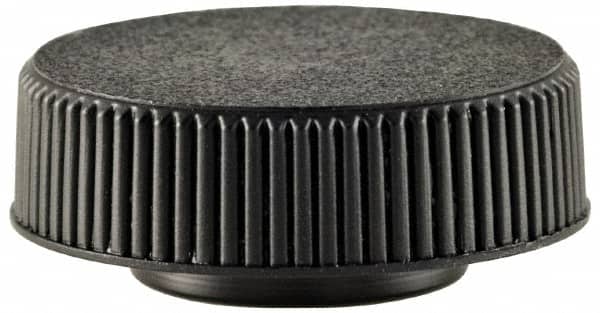 Made in USA - Knurled Plastic Thumb Screw - 9.6mm OAL, 9.6mm Head Diam x 4.4mm Head Height - Americas Industrial Supply