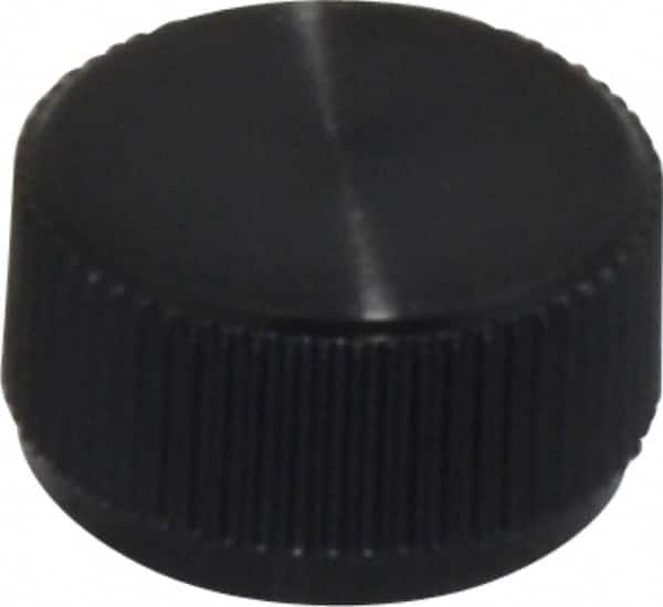 Made in USA - Knurled Plastic Thumb Screw - 5/16" OAL, 5/16" Head Diam x 11/64" Head Height - Americas Industrial Supply