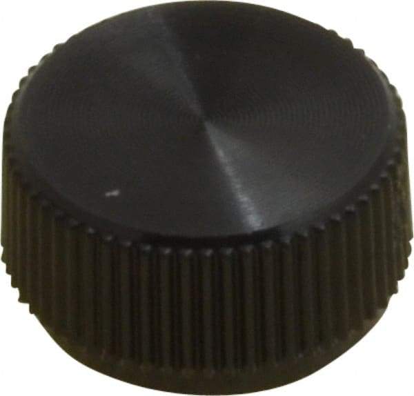 Made in USA - Knurled Plastic Thumb Screw - 3/8" OAL, 3/8" Head Diam x 13/64" Head Height - Americas Industrial Supply