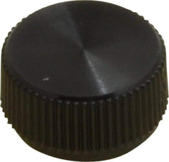 Made in USA - Knurled Plastic Thumb Screw - 3/8" OAL, 3/8" Head Diam x 13/64" Head Height - Americas Industrial Supply