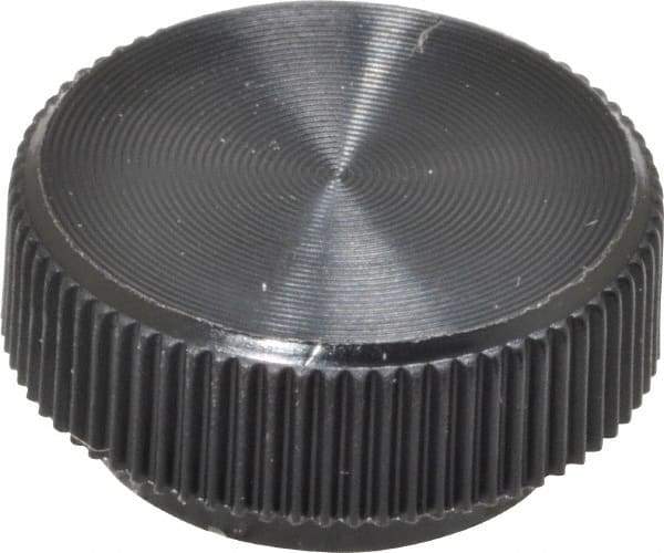 Made in USA - Knurled Plastic Thumb Screw - 1/2" OAL, 1/2" Head Diam x 7/32" Head Height - Americas Industrial Supply
