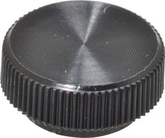 Made in USA - Knurled Plastic Thumb Screw - 1/2" OAL, 1/2" Head Diam x 7/32" Head Height - Americas Industrial Supply