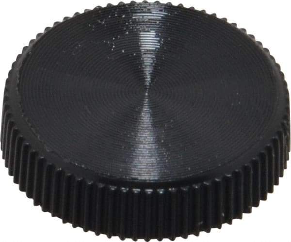 Made in USA - Knurled Plastic Thumb Screw - 5/8" OAL, 5/8" Head Diam x 1/4" Head Height - Americas Industrial Supply