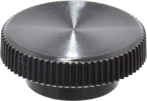 Made in USA - Knurled Plastic Thumb Screw - 3/4" OAL, 3/4" Head Diam x 5/16" Head Height - Americas Industrial Supply