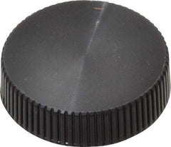 Made in USA - Knurled Plastic Thumb Screw - 1" OAL, 1" Head Diam x 21/64" Head Height - Americas Industrial Supply