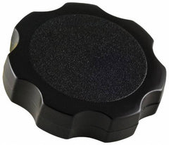 Made in USA - Rosette Plastic Thumb Screw - 1-1/2" OAL, 1-1/2" Head Diam x 3/8" Head Height - Americas Industrial Supply