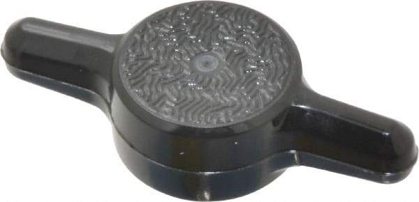 Made in USA - Tee Plastic Thumb Screw - 1" OAL, 1" Head Diam x 1/4" Head Height - Americas Industrial Supply