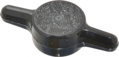 Made in USA - Tee Plastic Thumb Screw - 1" OAL, 1" Head Diam x 1/4" Head Height - Americas Industrial Supply