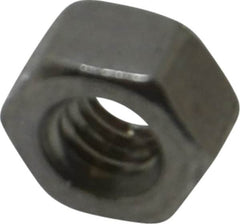 Value Collection - M4x0.70 Metric Coarse Stainless Steel Right Hand Heavy Hex Nut - 7mm Across Flats, 4mm High, Uncoated - Americas Industrial Supply