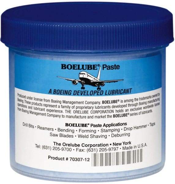 Boelube - 12 oz Jar Lubricant - Blue, -20°F Max - Americas Industrial Supply
