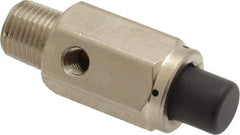 Specialty Mfr - 1/8M Non Exhaust Push Button Valve - 0.15 CV Rate, 150 Max psi, Normally Closed Actuator - Americas Industrial Supply