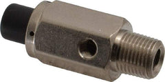 Specialty Mfr - 1/8M Exhaust Push Button Valve - 0.15 CV Rate, 150 Max psi, Normally Closed Actuator - Americas Industrial Supply