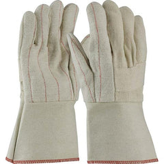 PIP - Size Universal Burlap & Cotton Canvas Lined Cotton Canvas Hot Mill Glove - Americas Industrial Supply