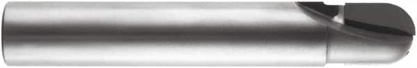 RobbJack - 3/8" Diam, 3/8" Shank Diam, 1/2" Length of Cut, 2 Flute Ball End Straight Router Bit - 2-1/2" Overall Length, Right Hand Cut, Solid Carbide - Americas Industrial Supply
