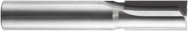 RobbJack - 3/4" Diam, 3/4" Shank Diam, 1" Length of Cut, 2 Flute Square End Straight Router Bit - 4" Overall Length, Right Hand Cut, Solid Carbide - Americas Industrial Supply