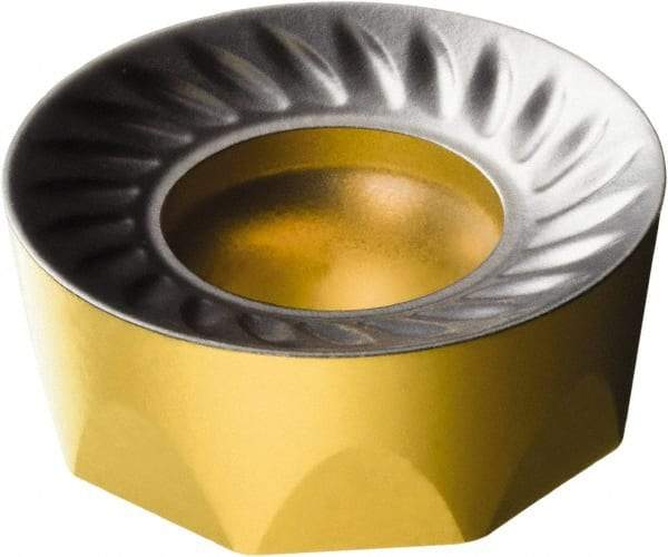 Sandvik Coromant - RCKT1906 PM Grade 4340 Carbide Milling Insert - TiCN/Al2O3/TiN Coated, 1/4" Thick, 3/4" Inscribed Circle - Americas Industrial Supply
