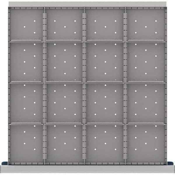 LISTA - 16-Compartment Drawer Divider Layout for 3.15" High Drawers - Americas Industrial Supply
