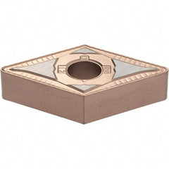 Kennametal - DNMG543 RN Grade KCP10B Carbide Turning Insert - TiOCN Finish, 55° Diamond, 5/8" Inscr Circle, 1/4" Thick, 3/64" Corner Radius - Americas Industrial Supply