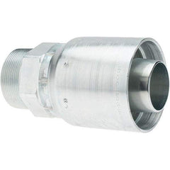 Parker - 2 - 11-1/2 NPTF Steel Hydraulic Hose Male Taper Pipe Rigid Straight Fitting - 5,000 psi, -32 Hose Size, 2" Hose Diam, Series 77 - Americas Industrial Supply