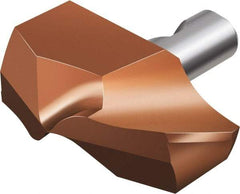 Sandvik Coromant - Series CoroDrill\xAE 870, 27mm Diam Grade 4234 142° Replaceable Drill Tip - Carbide, TiAlN Finish, 27 Seat Size, Through Coolant - Americas Industrial Supply