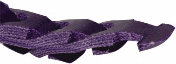 Fenner Drives - Section Round, 3/8" Diam, Adjustable Replacement Belt - Polyester/Polyurethane Composite, Purple, Link Style Round Belt - Americas Industrial Supply