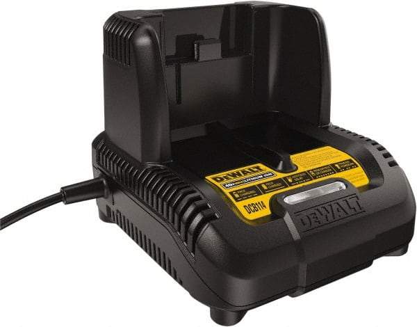 DeWALT - 40 Volt, Lithium-Ion Power Tool Charger - 1 hr & 30 min (4.0Ah Battery), 2 hr (+ 6.0Ah Battery) to Charge, AC Wall Outlet Power Source - Americas Industrial Supply