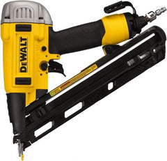 DeWALT - 1-1/4 to 2-1/2" Nail Length, 15 Gauge Finish Air Nailer - 90 to 125 psi - Americas Industrial Supply