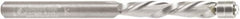 Amana Tool - 1/4" Cut Diam, 1-1/4" Length of Cut, 2 Flute Flush Trim Edge Profile Router Bit - Solid Carbide, 1/4" Shank Diam, 1-1/4" Shank Length, 3-5/16" OAL, Uncoated - Americas Industrial Supply