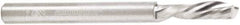 Amana Tool - 3/16" Cutting Diam x 5/8" Length of Cut, 1 Flute, Downcut Spiral Router Bit - Uncoated, Right Hand Cut, Solid Carbide, 2-1/2" OAL x 3/16" Shank Diam, 30° Helix Angle - Americas Industrial Supply