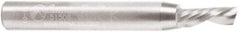 Amana Tool - 3/16" Cutting Diam x 1/2" Length of Cut, 1 Flute, Downcut Spiral Router Bit - Uncoated, Right Hand Cut, Solid Carbide, 2" OAL x 1/4" Shank Diam, 30° Helix Angle - Americas Industrial Supply