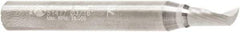 Amana Tool - 3/16" Cutting Diam x 3/8" Length of Cut, 1 Flute, Upcut Spiral Router Bit - Uncoated, Right Hand Cut, Solid Carbide, 2" OAL x 1/4" Shank Diam, 30° Helix Angle - Americas Industrial Supply