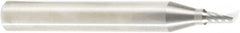 Amana Tool - 1/8" Cutting Diam x 1/4" Length of Cut, 1 Flute, Upcut Spiral Router Bit - Uncoated, Right Hand Cut, Solid Carbide, 2" OAL x 1/4" Shank Diam, 30° Helix Angle - Americas Industrial Supply
