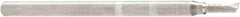 Amana Tool - 3/32" Cutting Diam x 1/4" Length of Cut, 1 Flute, Upcut Spiral Router Bit - Uncoated, Right Hand Cut, Solid Carbide, 2" OAL x 1/8" Shank Diam, 30° Helix Angle - Americas Industrial Supply