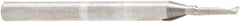Amana Tool - 1/16" Cutting Diam x 1/4" Length of Cut, 1 Flute, Upcut Spiral Router Bit - Uncoated, Right Hand Cut, Solid Carbide, 1-1/2" OAL x 1/8" Shank Diam, 30° Helix Angle - Americas Industrial Supply