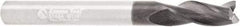 Amana Tool - 1/4" Cutting Diam x 5/8" Length of Cut, 3 Flute, Upcut Spiral Router Bit - AlTiN Coated, Right Hand Cut, Solid Carbide, 2-3/8" OAL x 1/4" Shank Diam, Flute, 30° Helix Angle - Americas Industrial Supply