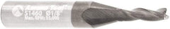 Amana Tool - 1/8" Cutting Diam x 3/8" Length of Cut, 3 Flute, Upcut Spiral Router Bit - AlTiN Coated, Right Hand Cut, Solid Carbide, 1-1/2" OAL x 1/4" Shank Diam, Flute, 30° Helix Angle - Americas Industrial Supply
