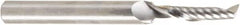 Amana Tool - 3/16" Cutting Diam x 7/8" Length of Cut, 1 Flute, Upcut Spiral Router Bit - Uncoated, Right Hand Cut, Solid Carbide, 2-1/2" OAL x 1/4" Shank Diam, 30° Helix Angle - Americas Industrial Supply