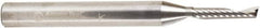Amana Tool - 1/8" Cutting Diam x 5/8" Length of Cut, 1 Flute, Upcut Spiral Router Bit - Uncoated, Right Hand Cut, Solid Carbide, 2-1/2" OAL x 1/4" Shank Diam, 20° Helix Angle - Americas Industrial Supply