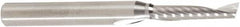 Amana Tool - 3/16" Cutting Diam x 7/8" Length of Cut, 1 Flute, Upcut Spiral Router Bit - Uncoated, Right Hand Cut, Solid Carbide, 2-1/2" OAL x 1/4" Shank Diam, 30° Helix Angle - Americas Industrial Supply