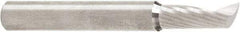 Amana Tool - 1/4" Cutting Diam x 5/8" Length of Cut, 1 Flute, Upcut Spiral Router Bit - Uncoated, Right Hand Cut, Solid Carbide, 2" OAL x 1/4" Shank Diam, 30° Helix Angle - Americas Industrial Supply