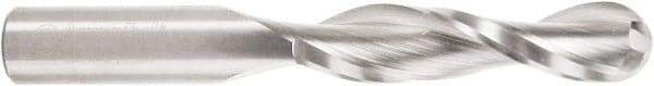 Amana Tool - 1/2" Cutting Diam x 2-1/8" Length of Cut, 2 Flute, Upcut Spiral Router Bit - Uncoated, Right Hand Cut, Solid Carbide, 4" OAL x 1/2" Shank Diam, Core Box, 30° Helix Angle - Americas Industrial Supply