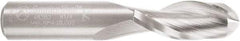 Amana Tool - 1/2" Cutting Diam x 1-1/4" Length of Cut, 2 Flute, Upcut Spiral Router Bit - Uncoated, Right Hand Cut, Solid Carbide, 3" OAL x 1/2" Shank Diam, Core Box, 30° Helix Angle - Americas Industrial Supply