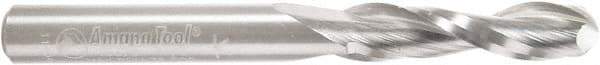 Amana Tool - 1/4" Cutting Diam x 1" Length of Cut, 2 Flute, Upcut Spiral Router Bit - Uncoated, Right Hand Cut, Solid Carbide, 2-1/2" OAL x 1/4" Shank Diam, Core Box, 30° Helix Angle - Americas Industrial Supply