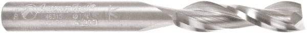 Amana Tool - 1/4" Cutting Diam x 1" Length of Cut, 2 Flute, Upcut Spiral Router Bit - Uncoated, Right Hand Cut, Solid Carbide, 2-1/2" OAL x 1/4" Shank Diam, Flute, 30° Helix Angle - Americas Industrial Supply