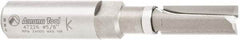 Amana Tool - 3/8" Cut Diam, 1" Length of Cut, 2 Flute Flush Trim Edge Profile Router Bit - Carbide-Tipped, 1/2" Shank Diam, 1" Shank Length, 3-1/4" OAL, Uncoated - Americas Industrial Supply